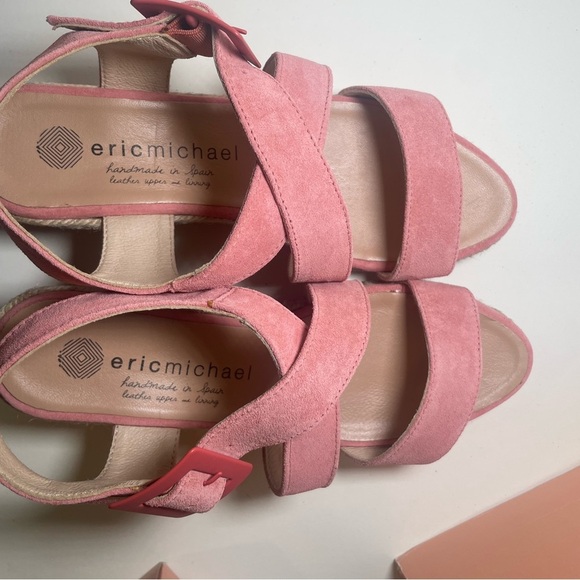 Eric Michael Lidia Pink Espadrille Sandals Size 37. Never worn. - Picture 13 of 14